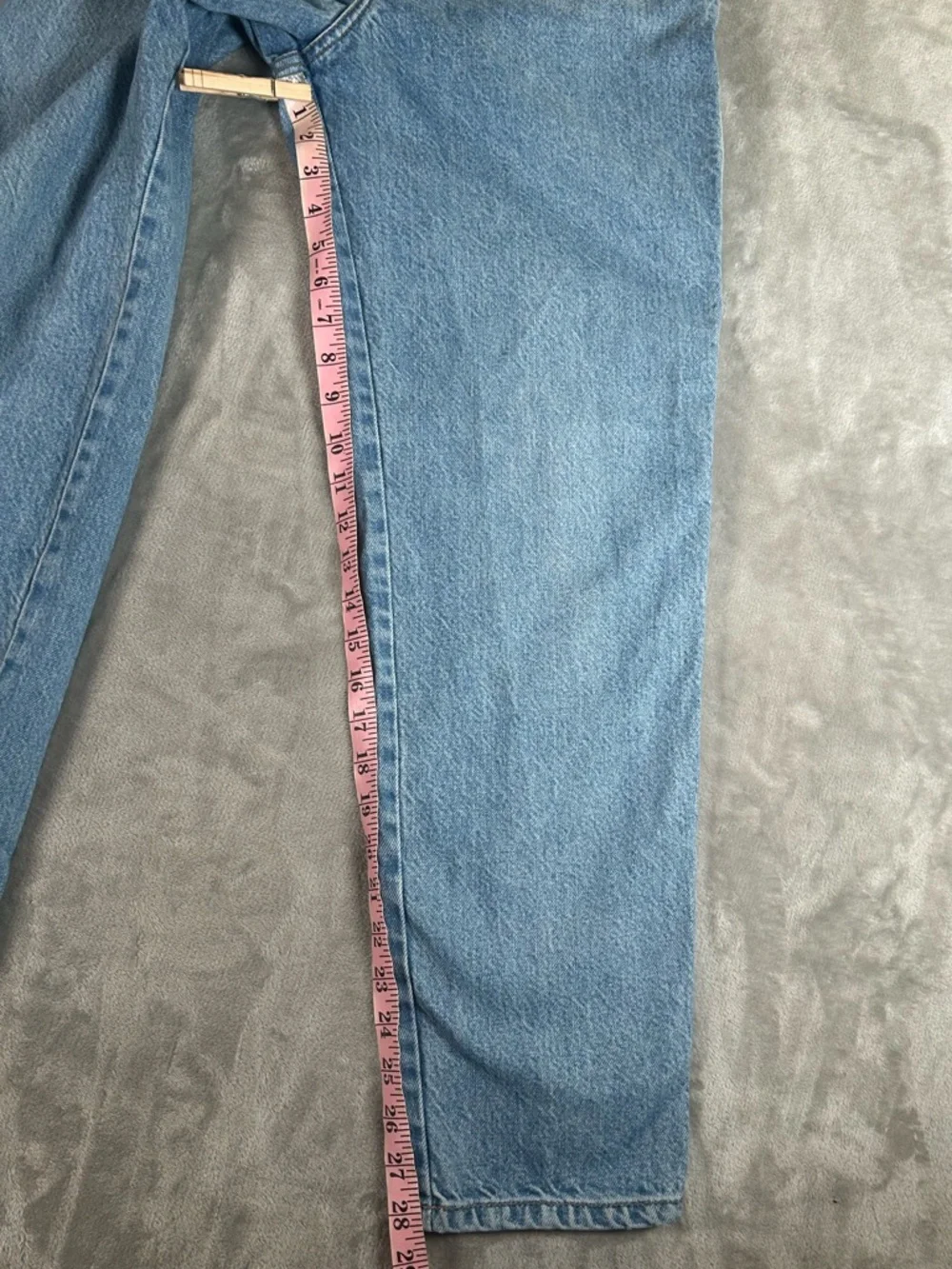 Gloria Vanderbilt High-Rise straight leg Blue Denim Jeans - Picture 11 of 14
